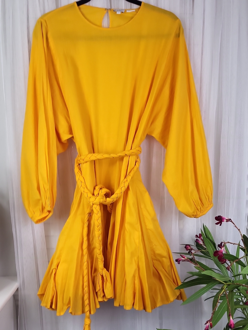 RHODE Resort Sunny Yellow Dress. Size L